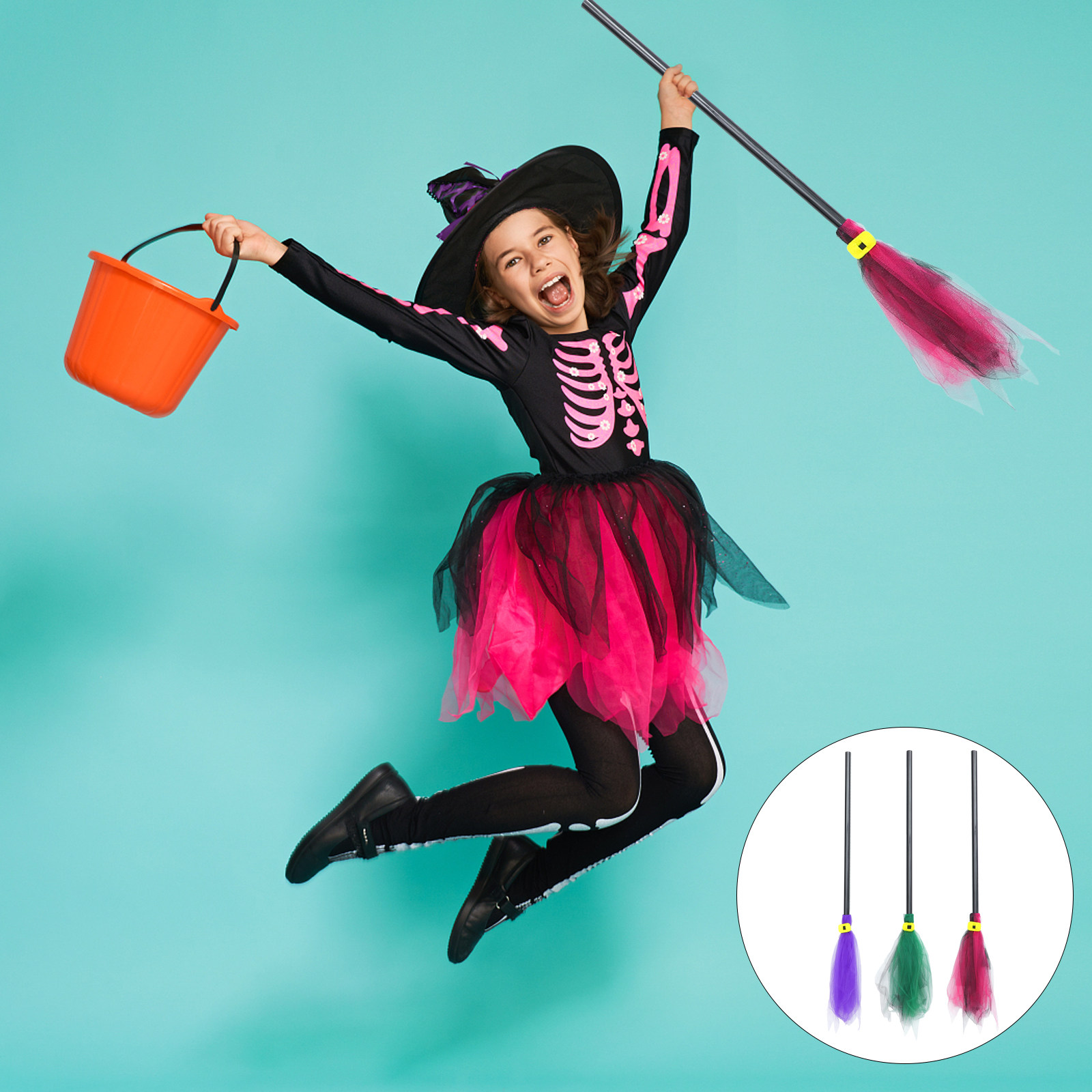 Easy Cosplay Prop - Halloween-heksenbezem als rekwisiet voor de gasten