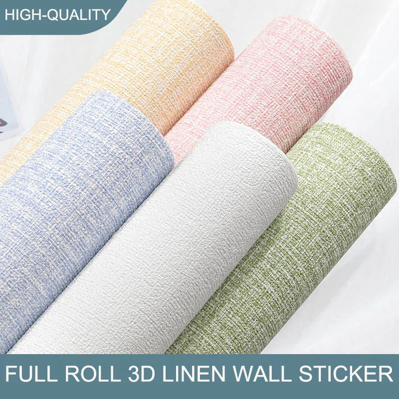 Craft Foam Roll - 50cmX2.8M/10m Linnen 3D Schuim zelfklevende Effen