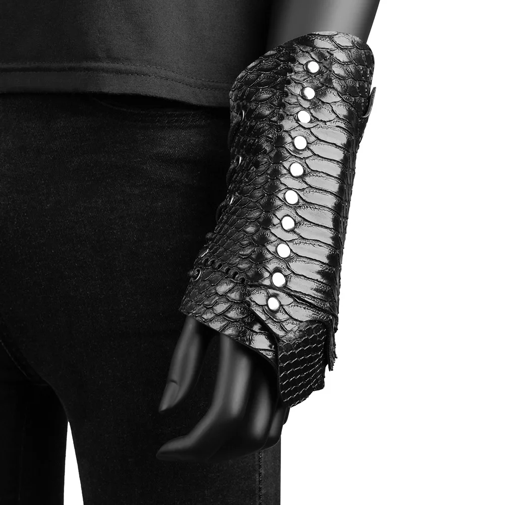 Cosplay Prop Pattern - Grensoverschrijdende middeleeuwse retro polsbeschermer met slangenpatroon