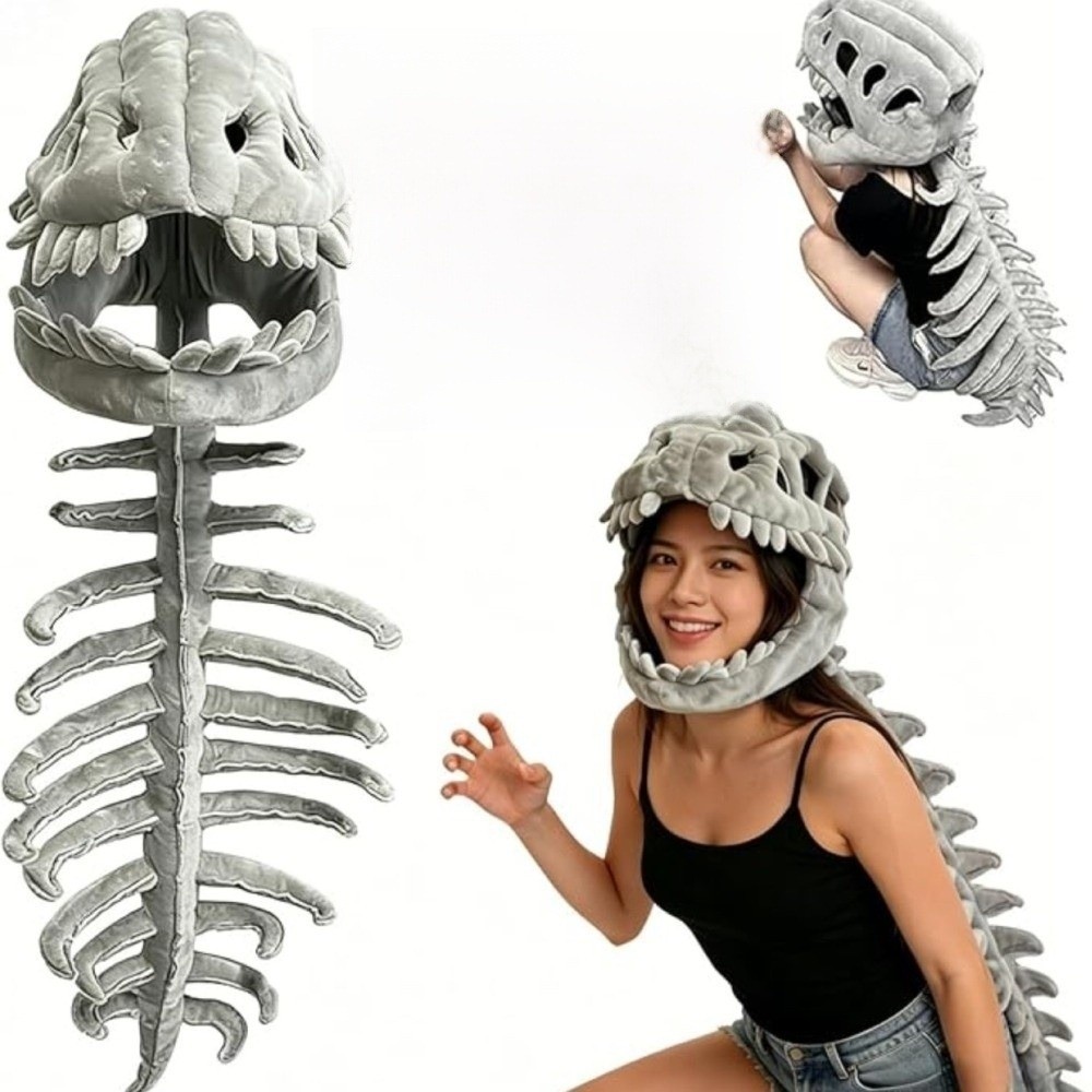 Cosplay Prop Pattern - Halloween Cosplay Kostuum Dinosaurus Skelet Kostuum