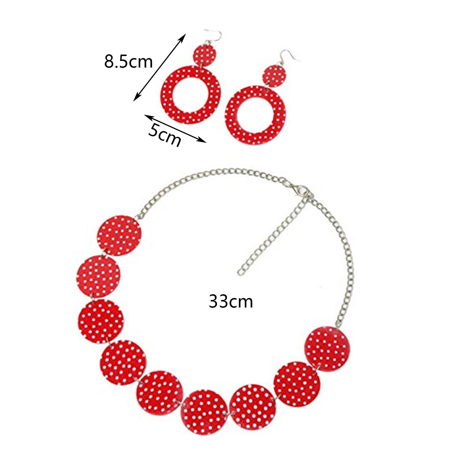 50's thema oorbellen en kettin - Magnetic Clasp Cosplay recensie en prijs