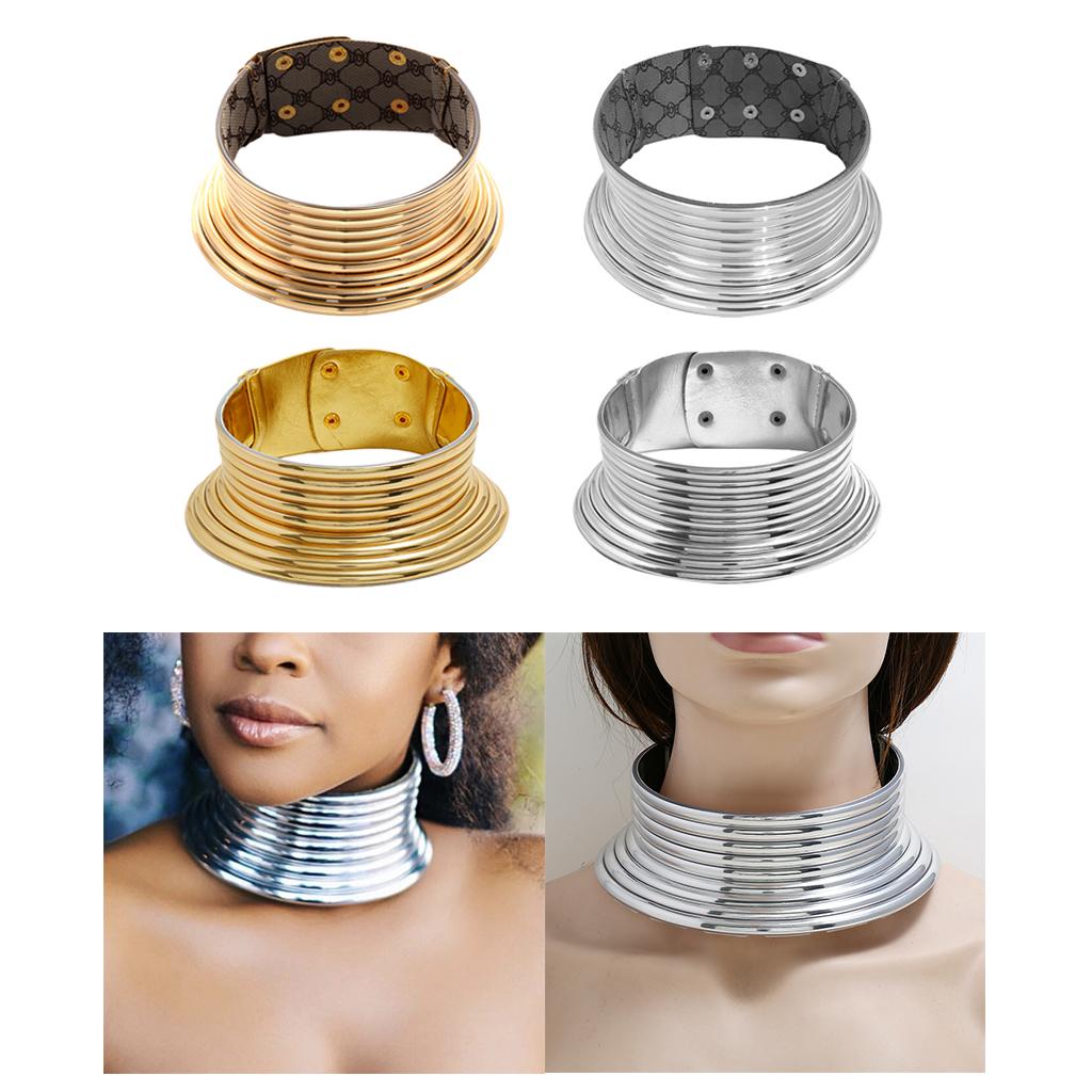 Punk brede choker ketting, ver - Magnetic Clasp Cosplay recensie en prijs